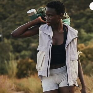 FP Movement by Free People - Know The Ropes Utility hiking vest L Oyster Combo